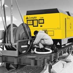 Large portable compressor 180 224 k W