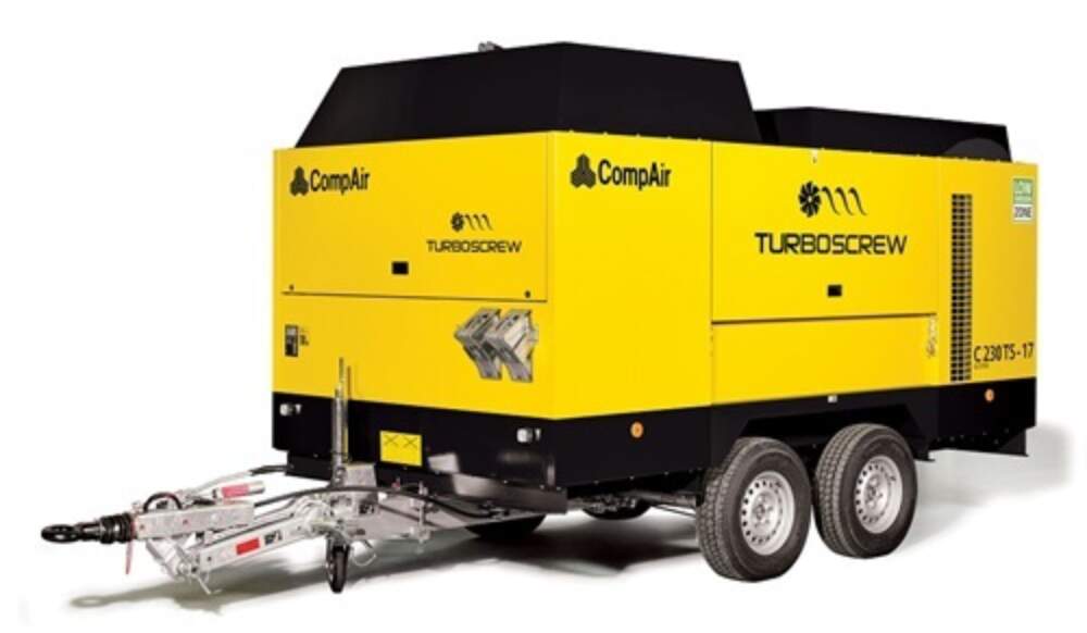Large portable compressor 180 224 k W C230 TS